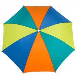 Parasol de plage rond "Porto" - D180 cm - Modèle aléatoire