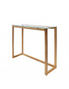 Console - 100 x 32 x 87 cm - Bois - Marron