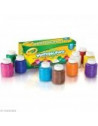 Peinture kit de 10 pots de peinture lavable - 59 ml