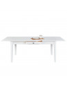 Rallonge de table Westerland - 90 x 40 x 2,1 cm - Bois - Blanc