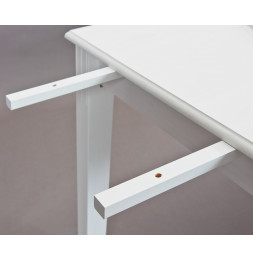 Rallonge de table Westerland - 90 x 40 x 2,1 cm - Bois - Blanc