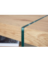 Table basse Benina - 110 x 60 x 45,5 cm - Bois - Beige