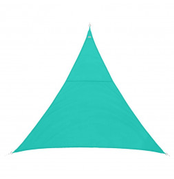 Voile d'ombrage triangulaire - 2 x 2 x 2 m - Bleu 