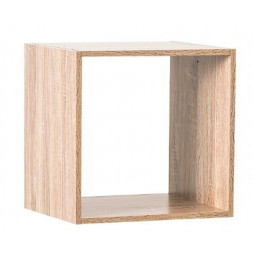 Etagère 1 case - L 34,4 x P 32 x H 34,4 cm - Bois - Beige