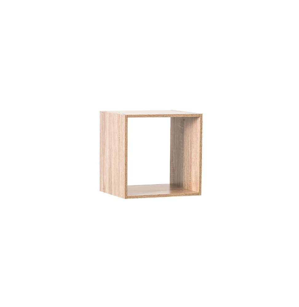 Etagère 1 case - L 34,4 x P 32 x H 34,4 cm - Bois - Beige