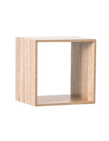 Etagère 1 case - L 34,4 x P 32 x H 34,4 cm - Bois - Beige