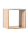 Etagère 1 case - L 34,4 x P 32 x H 34,4 cm - Bois - Beige