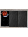 Planche à découper en verre - Couvre plaques - Lot de 2 - Effet granite