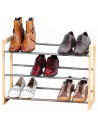 Range chaussures extensible 3 niveaux - Jusqu'à 18 paires