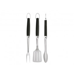 Lot de 3 ustensiles à barbecue - Inox