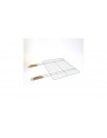 Grille double manche pour barbecue - 38 x 50 cm - Métal chromé