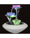 Fontaine d'intérieur multicolore - Eclairage d'ambiance design - Florea