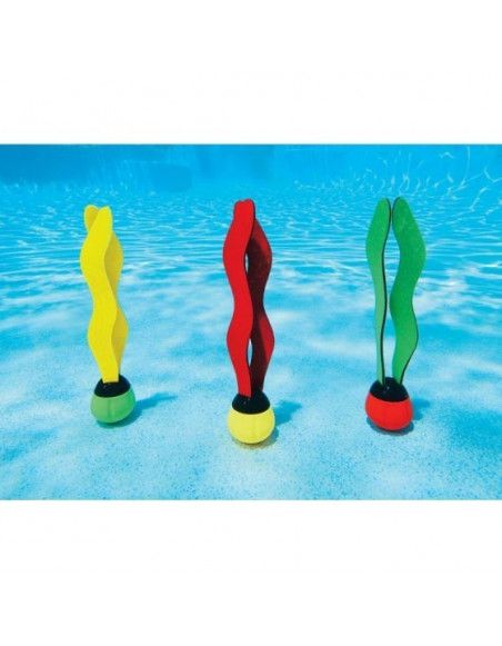 Set de 3 balles ondulées lestées - H 29 cm - Plastique