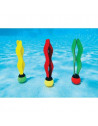 Set de 3 balles ondulées lestées - H 29 cm - Plastique