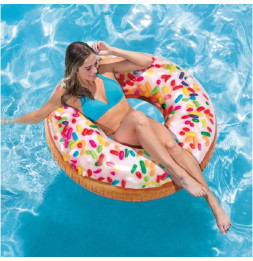 Bouée donut sucré - L 114 cm - PVC