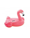 Bouée flamant rose à chevaucher - L 142 x l 137 x H 97 cm - PVC - Rose