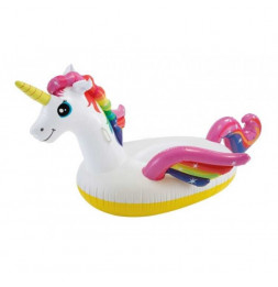 Bouée licorne à chevaucher - L 201 x l 140 x H 97 cm - PVC