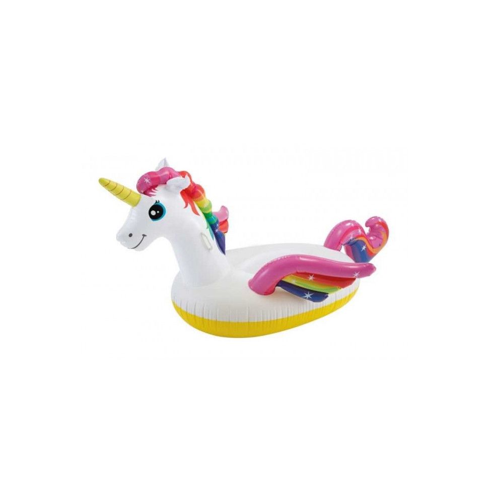 Bouée licorne à chevaucher - L 201 x l 140 x H 97 cm - PVC