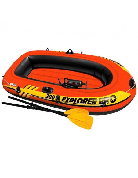 Bateau gonflable Explorer Pro 200 avec rames et gonfleur - 2 places - INTEX