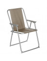 Chaise pliante - Grecia - 53 x 56 x 75 cm - Taupe