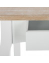 Console 2 tiroirs - Chrysa - L 87 x l 34 x H 78 cm - Blanc