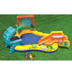 Aire de jeu gonflable dinosaures - Intex - Piscine pour enfants