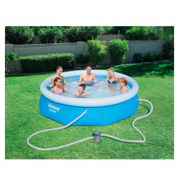 Kit piscine ronde Fast Set - D 305 x H 76 cm - Bleu
