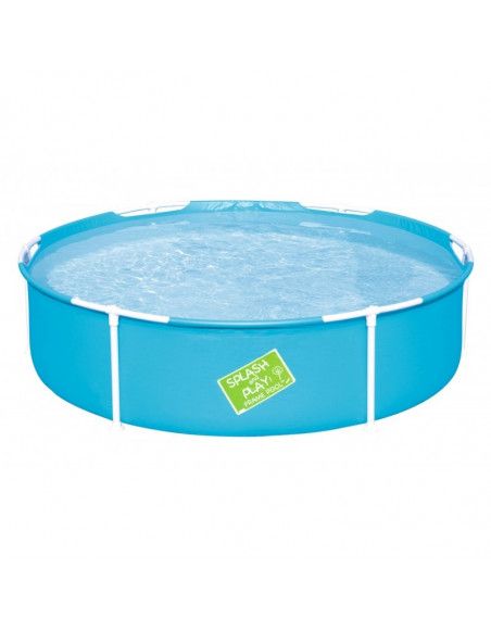 Piscinette ronde my first frame - D 153 x H 38 cm - Bleu