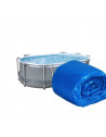 Bâche solaire - 404 x 230 cm - Bleu