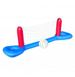 Set de volley-ball - 244 x 64 x 76 cm - Bleu