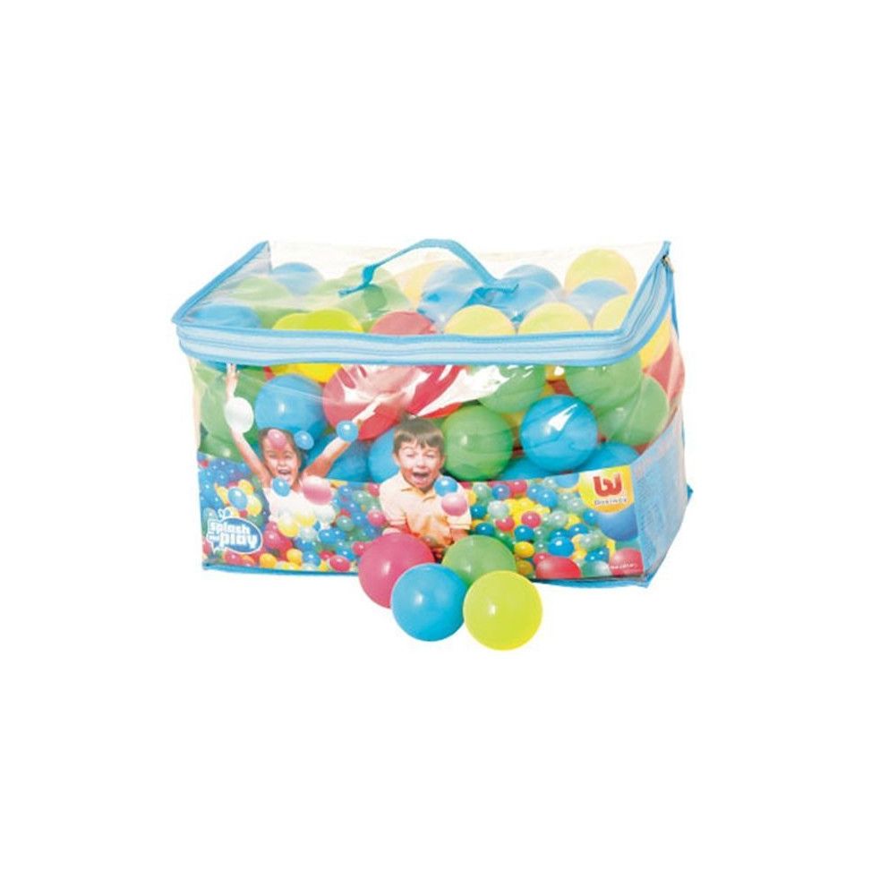 100 balles rebondissantes Splash and Play - D 6,5 cm