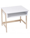 Bureau avec casier intégré - L 58 x l 52 x H 46 cm - MDF