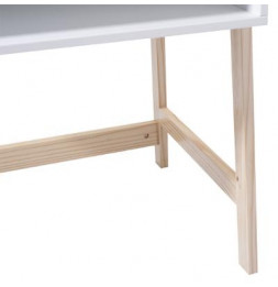 Bureau avec casier intégré - L 58 x l 52 x H 46 cm - MDF