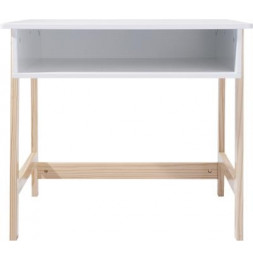 Bureau avec casier intégré - L 58 x l 52 x H 46 cm - MDF