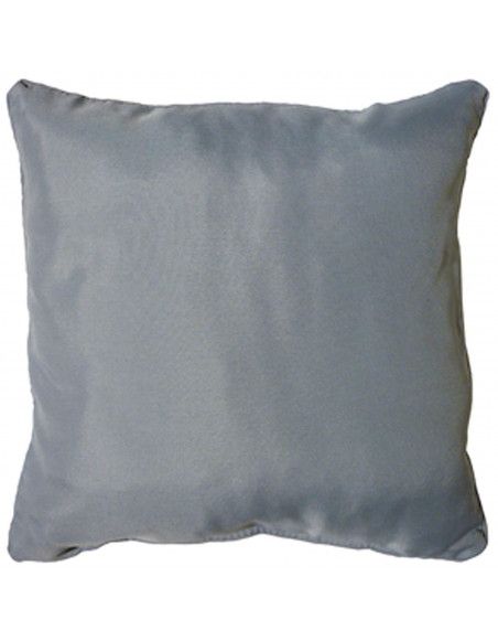 Coussin finition Passepoil - 60 x 60 cm - Gris