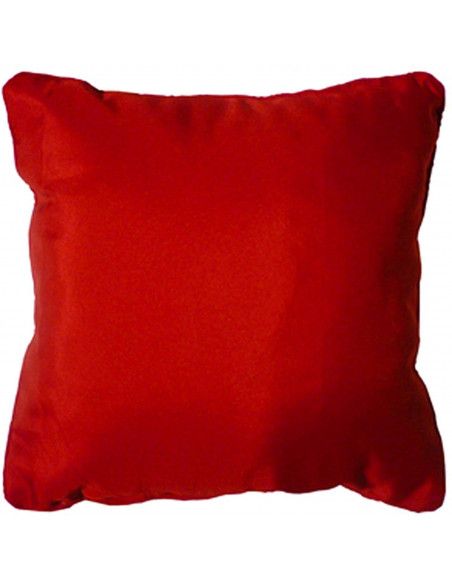 Coussin finition Passepoil - 60 x 60 cm - Rouge