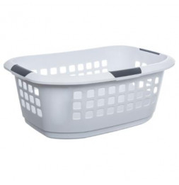 Panier à linges "Hugger" en plastique - Blanc - 51L 