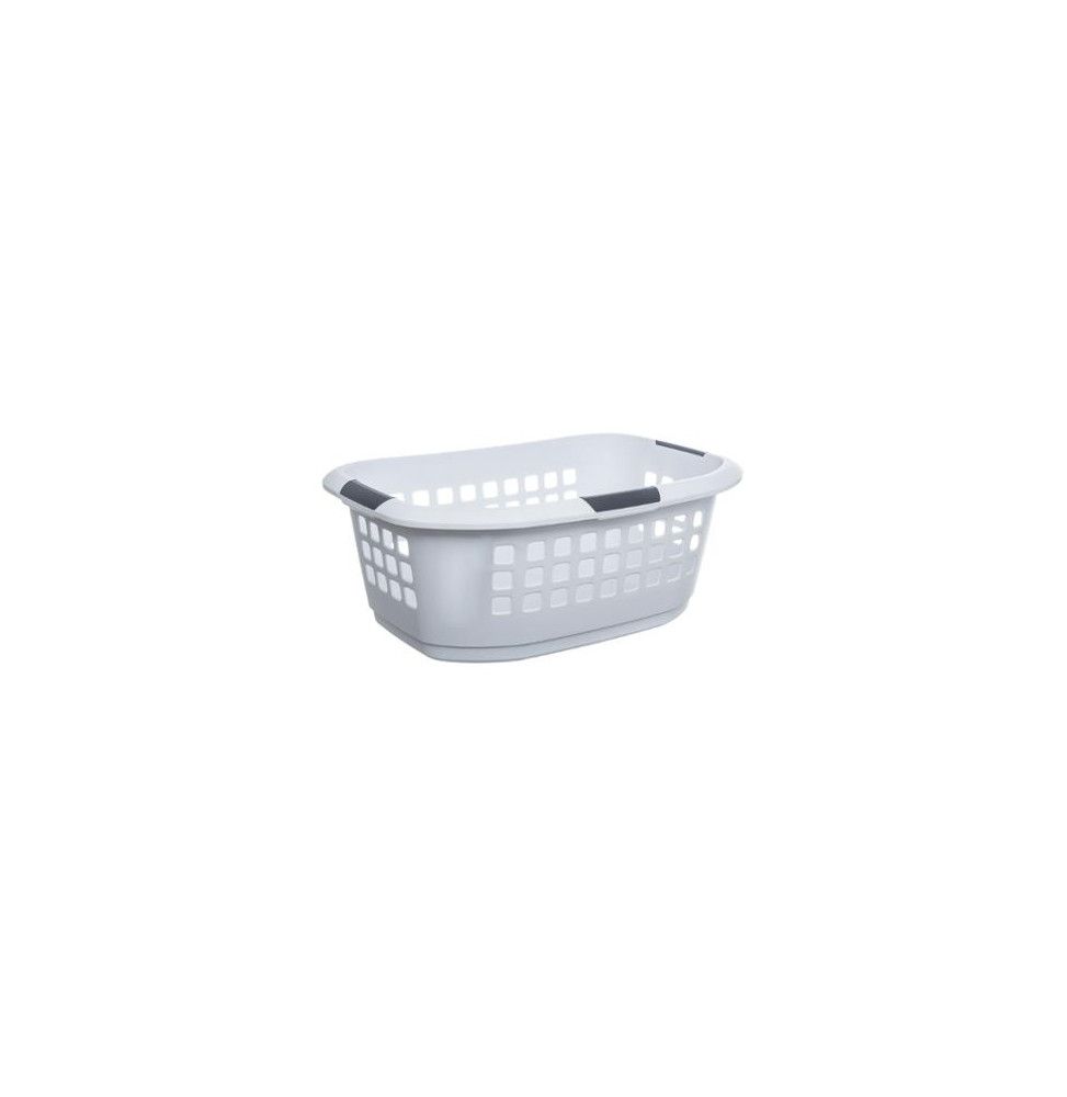 Panier à linges "Hugger" en plastique - Blanc - 51L 