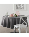 Nappe ronde - Diamètre 180 cm - Gris