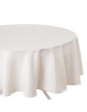 Nappe ronde - Diamètre 180 cm - Ivoire