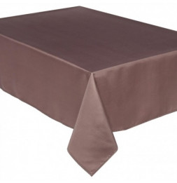 Nappe anti taches rectangulaire - 140 x 240 cm - Taupe