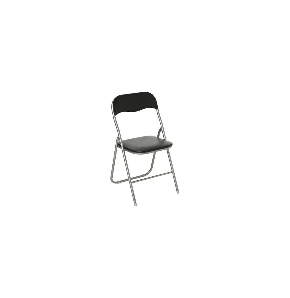 Chaise pliante - Basic - Noir