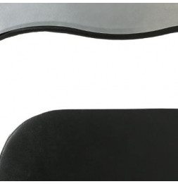 Chaise pliante en PVC - Basic - Noir - H 79 cm