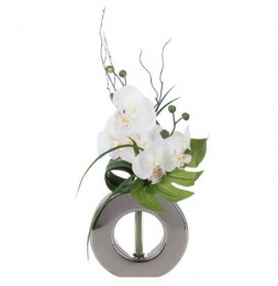 Composition florale en vase...