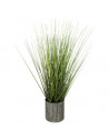 Herbe artificielle en pot - H 45 cm