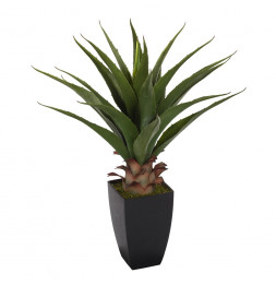 Agave artificiel avec pot -...