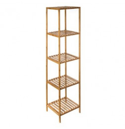 Etagère modulable 6 niveaux - L 35 x l 32 x H 145 cm - Bambou - Marron