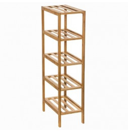 Etagère étroite 4 niveaux - L 32 x l 18.5 x H 77.5 cm - Bambou