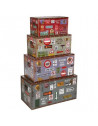 Malles Canvas City - Lot de 4