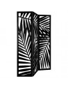 Paravent en bois - Contemp' - L 120 x l 1.8 x H 170 cm - Noir